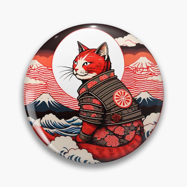 Item preview, Japanese Samurai Cat  designed and sold by TheSamuraiCat.