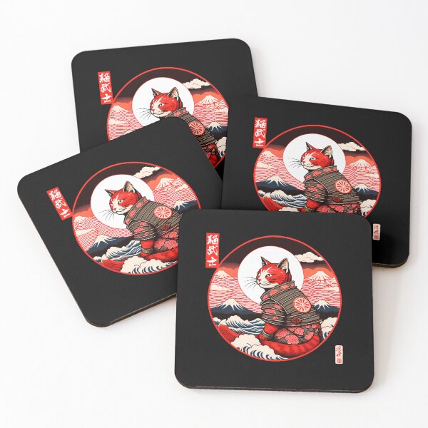 Item preview, Japanese Samurai Cat  designed and sold by TheSamuraiCat.