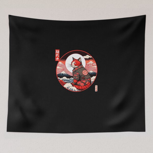 Item preview, Japanese Samurai Cat  designed and sold by TheSamuraiCat.