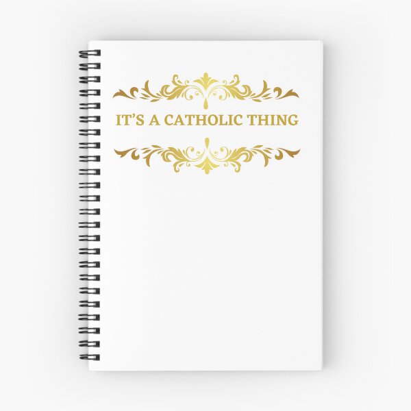 Item preview, Gold Filigree It's A Catholic Thing  designed and sold by SassyFaithGirl.