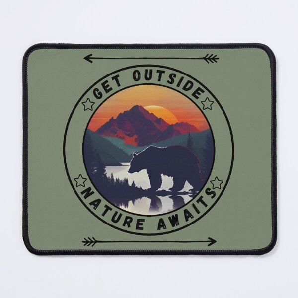 Item preview, Get Outside Nature Awaits Sunset designed and sold by Pati-Design.