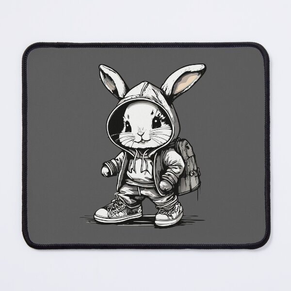Item preview, A bunny rabbit dressed in a hoodie designed and sold by Firas Aljazzar.