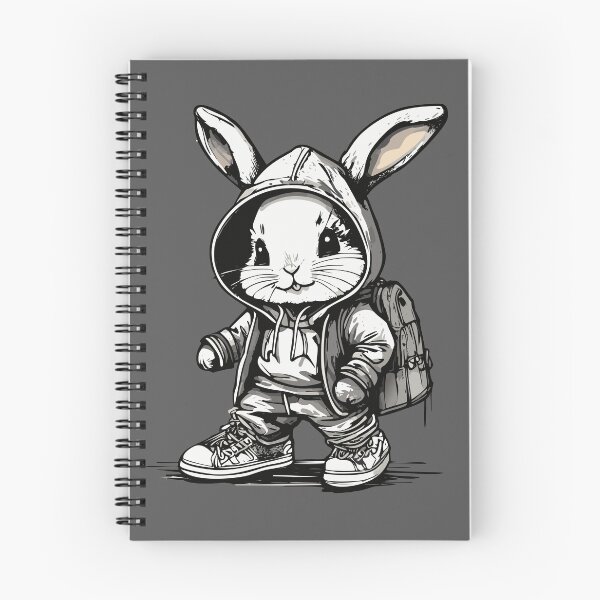Item preview, A bunny rabbit dressed in a hoodie designed and sold by Firas Aljazzar.