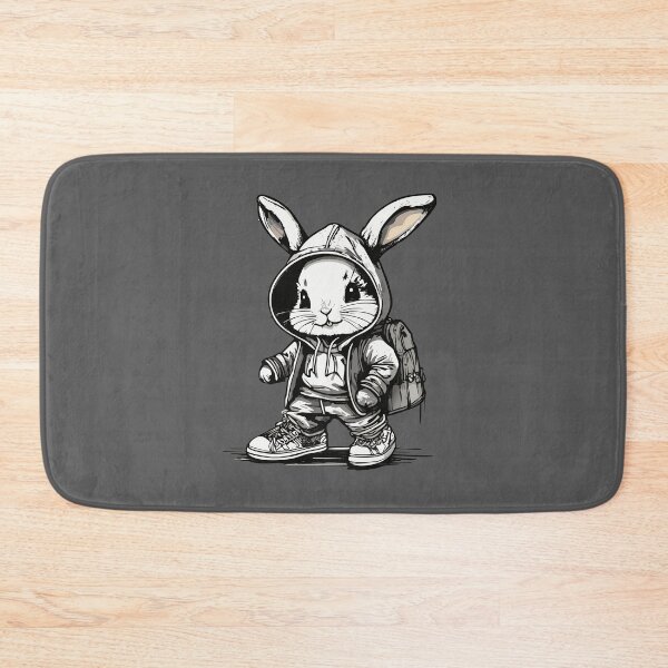 Item preview, A bunny rabbit dressed in a hoodie designed and sold by Firas Aljazzar.