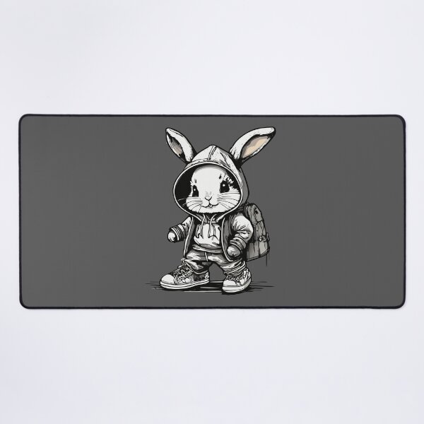 Item preview, A bunny rabbit dressed in a hoodie designed and sold by Firas Aljazzar.