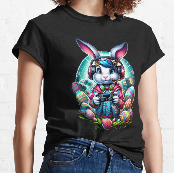 Item preview, Bunny Egg Funny Boys Girls Kids Gamer Happy Easter Day designed and sold by BRVART.