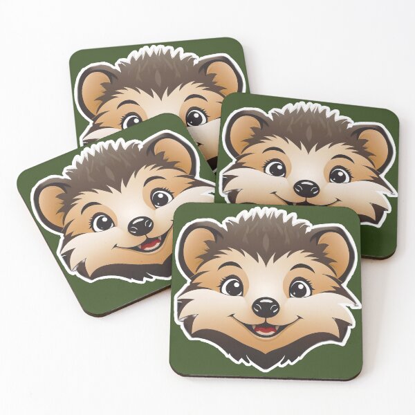 Item preview, Little Hedgehog Logo The PixelPunny Animal Collection designed and sold by PixelPunny.