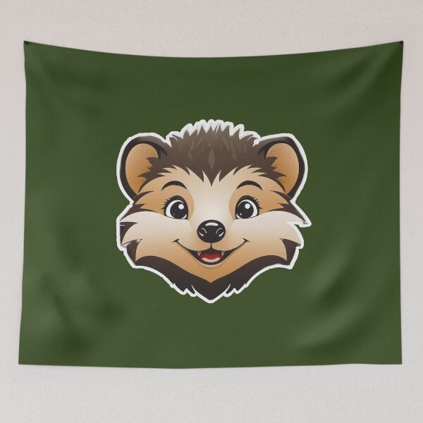 Item preview, Little Hedgehog Logo The PixelPunny Animal Collection designed and sold by PixelPunny.
