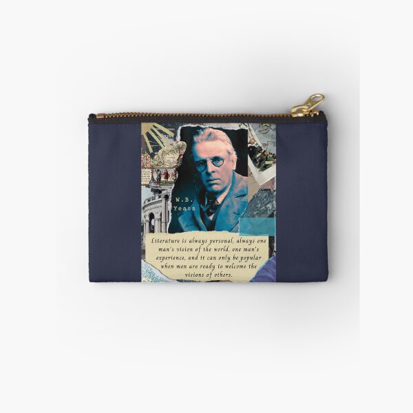 Item preview, William Butler Yeats portrait and quote: Literature is always personal, always one man's vision of the world, one man's experience... designed and sold by artbleed.