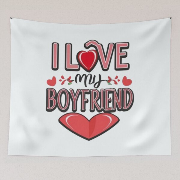 Item preview, I Love My Boyfriend designed and sold by Markoni's Bazaar.