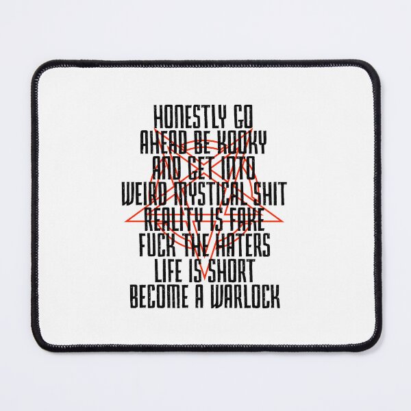 Item preview, honestly go ahead and be kooky and get into mystical shit reality is fake life is short become a warlock designed and sold by BritySpear.
