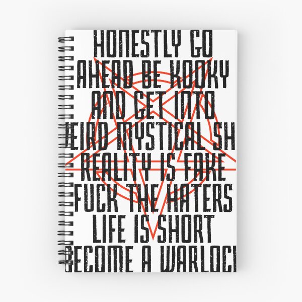 Item preview, honestly go ahead and be kooky and get into mystical shit reality is fake life is short become a warlock designed and sold by BritySpear.