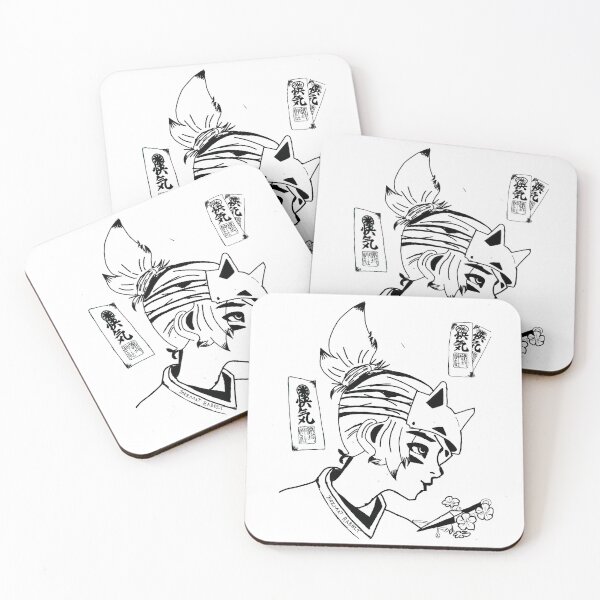 Item preview, kiriko line art designed and sold by hazmatrabbit.