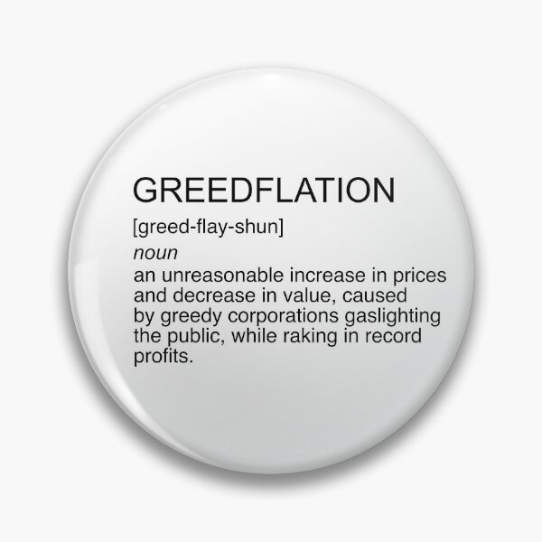 Item preview, Sarcastic saying about corporate greed designed and sold by Coastal-Designs.