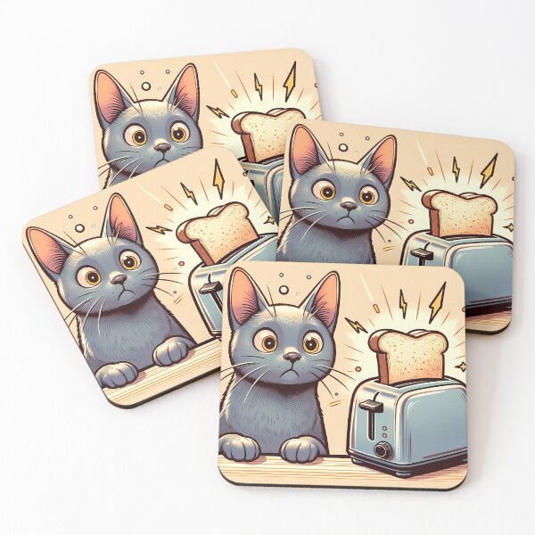 Item preview, Breakfast Surprise: Kitty's Toast Encounter designed and sold by Felix Tanner.