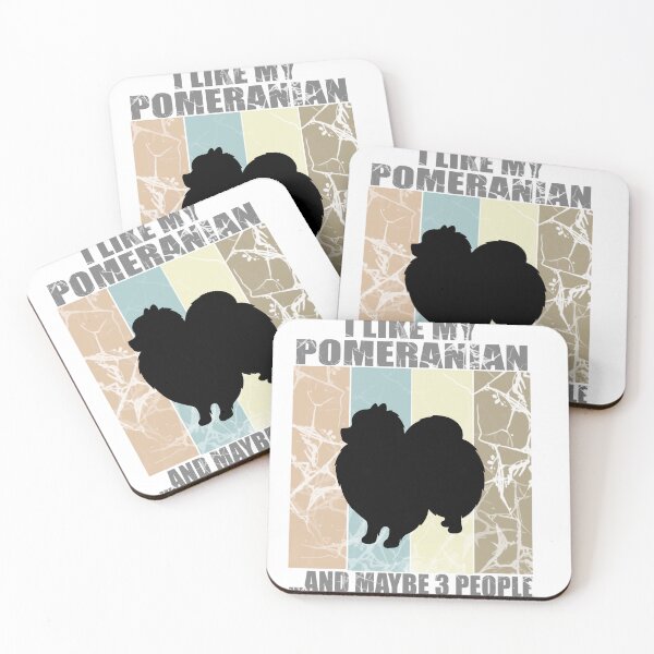 Item preview, I LIKE MY POMERANIAN AND MAYBE 3 PEOPLE designed and sold by hemp3x.