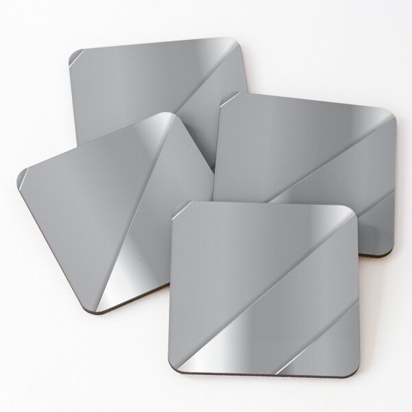 Item preview, Metallic silver abstract designed and sold by zedvonzee.