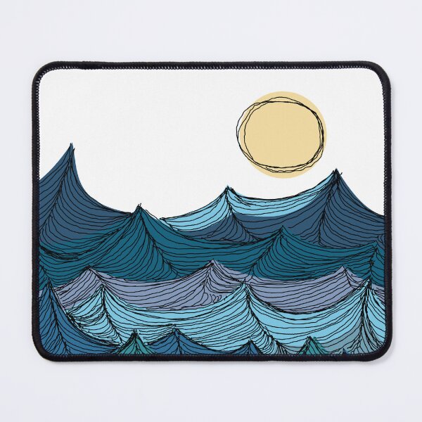 Item preview, Blue Ocean Waves designed and sold by AgelessCreative.
