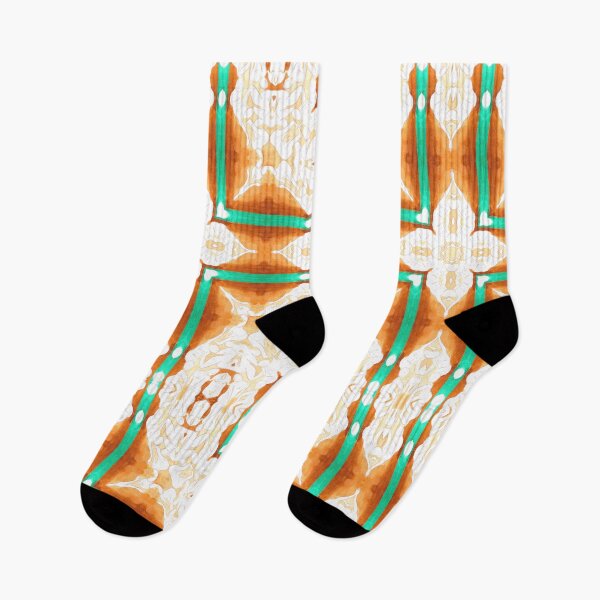 Item preview, Sevilla Silhouette Watercolor orange green designed and sold by Anna Rivet.