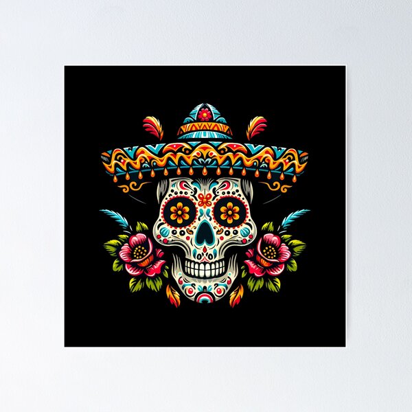 Item preview, Calavera Mexicana Cráneo 003 designed and sold by JohnnyVillas.