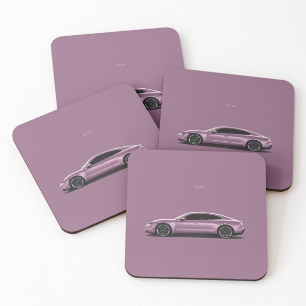 Item preview, Pink Porche Taycan Art  designed and sold by Brenda Boudaie.