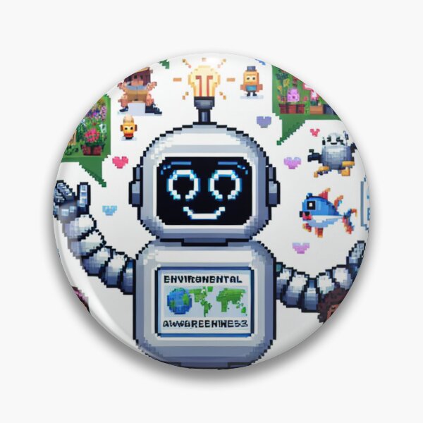 Item preview, AI Eco-Friend Pixel Art designed and sold by gabrieloye.