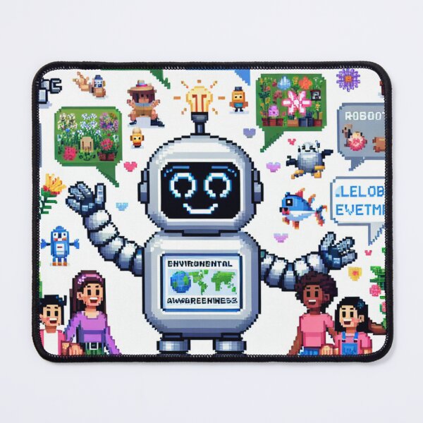 Item preview, AI Eco-Friend Pixel Art designed and sold by gabrieloye.