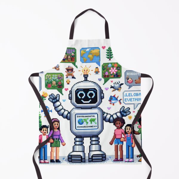 Item preview, AI Eco-Friend Pixel Art designed and sold by gabrieloye.
