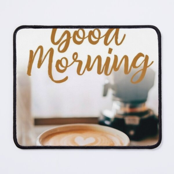 Item preview, Good Morning coffee heart designed and sold by MrBoutik.