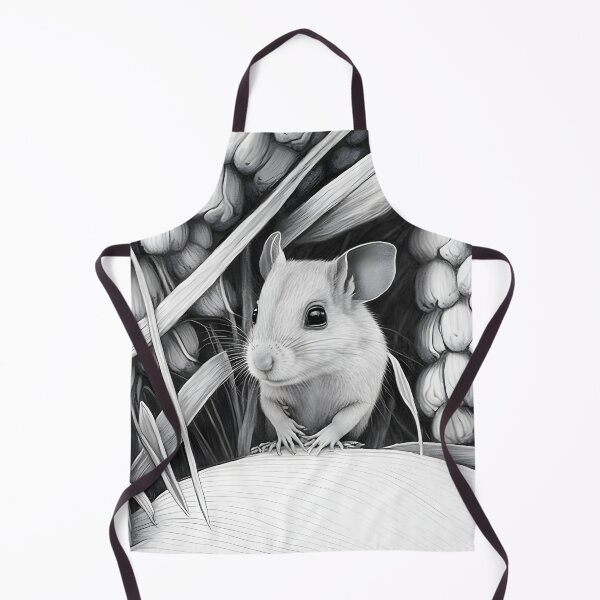Item preview, Black and White Mouse Pencil Drawing designed and sold by Pencil-Art.