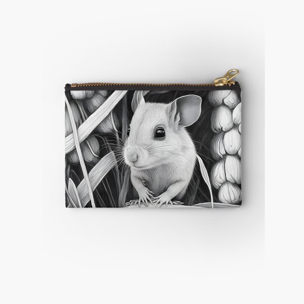 Item preview, Black and White Mouse Pencil Drawing designed and sold by Pencil-Art.