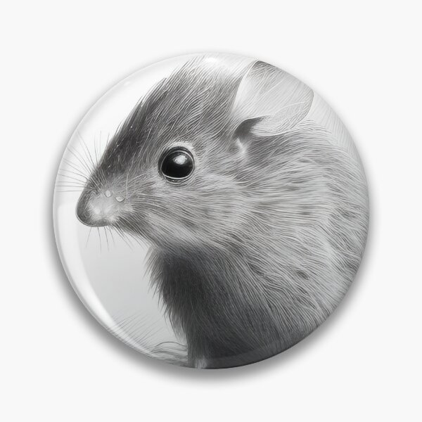 Item preview, Black and White Mouse Pencil Drawing designed and sold by Pencil-Art.