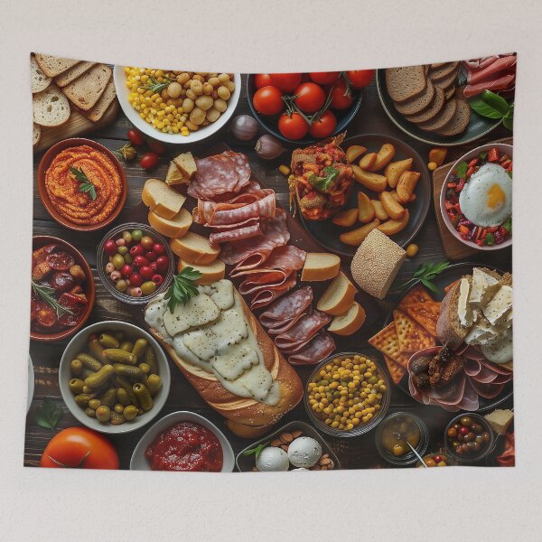 Item preview, Gastronomic Fiesta: A Feast of Delicacies designed and sold by smartart42.