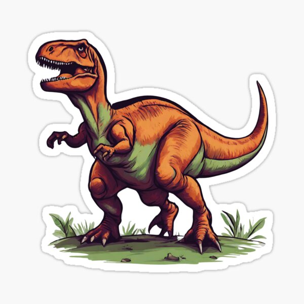 Item preview, Dinosaur Sticker designed and sold by MaaroufDesign.