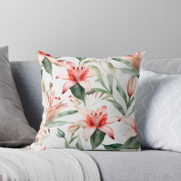 Item preview, Lilies in watercolor  designed and sold by PrettyPatternss.