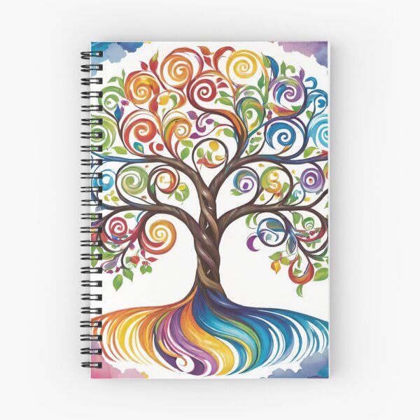 Item preview, Watercolor Swirling Tree of Life  designed and sold by PagonDragon.