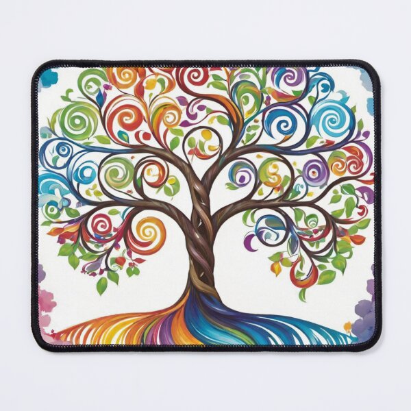 Item preview, Watercolor Swirling Tree of Life  designed and sold by PagonDragon.