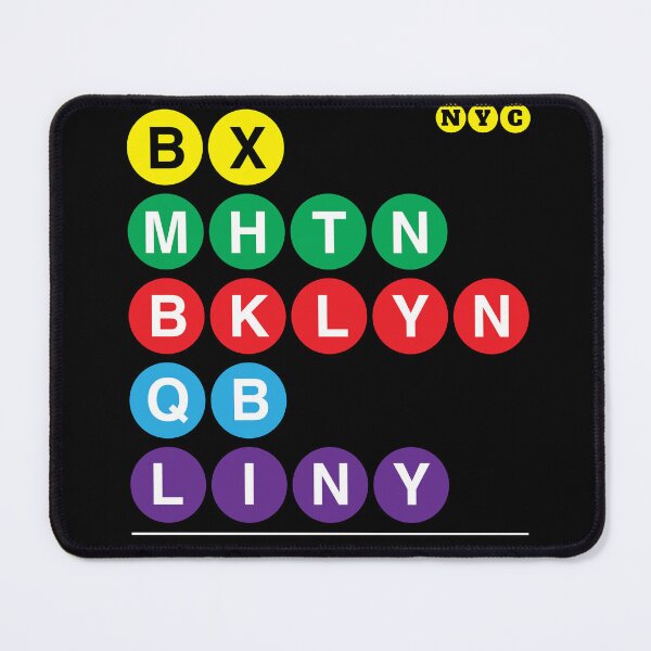 Item preview, The 5 Boroughs Remix designed and sold by NYC Subway Styles.