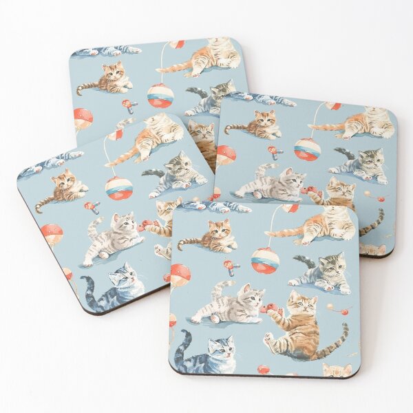 Item preview, Beauty meowy cats cute pattern designed and sold by SmileshareShop.