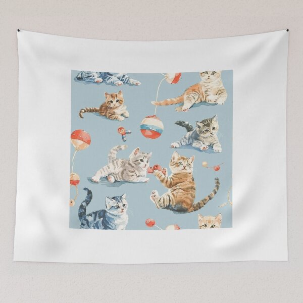 Item preview, Beauty meowy cats cute pattern designed and sold by SmileshareShop.