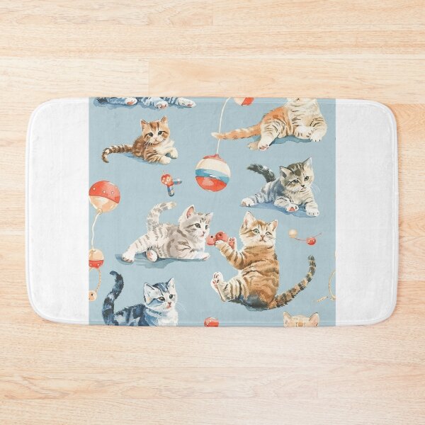 Item preview, Beauty meowy cats cute pattern designed and sold by SmileshareShop.