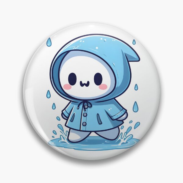 Item preview, Kawaii Breezy Lich With Raincoat designed and sold by CanvasCutie.