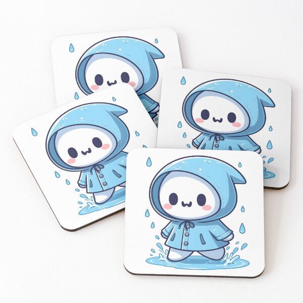 Item preview, Kawaii Breezy Lich With Raincoat designed and sold by CanvasCutie.