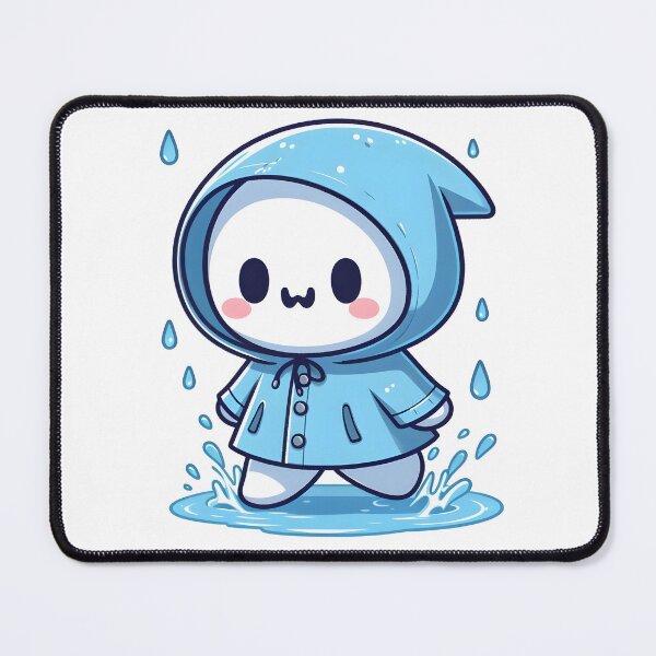 Item preview, Kawaii Breezy Lich With Raincoat designed and sold by CanvasCutie.