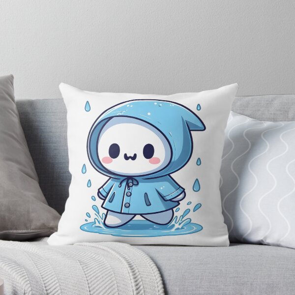 Item preview, Kawaii Breezy Lich With Raincoat designed and sold by CanvasCutie.