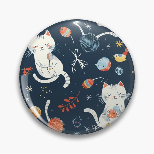Item preview, Lovely meowy cats cute pattern designed and sold by SmileshareShop.