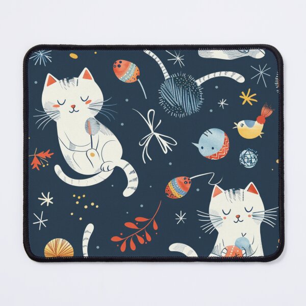 Item preview, Lovely meowy cats cute pattern designed and sold by SmileshareShop.