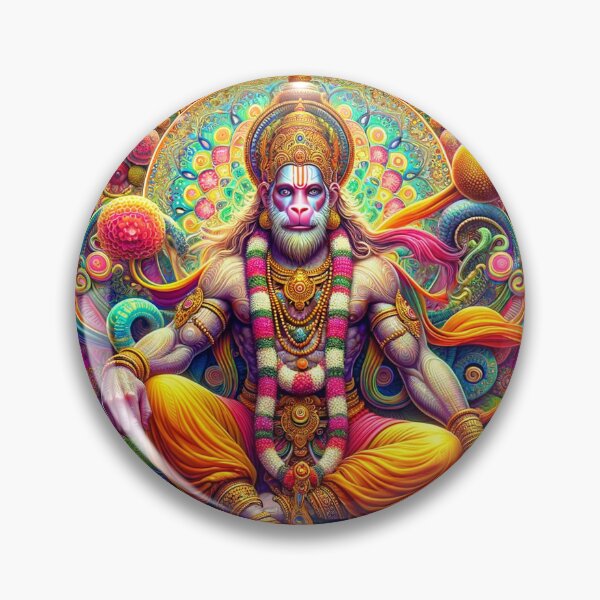 Item preview, Hanuman Spring Psychedelic Fractal Mandala 2 designed and sold by GuyBlank.