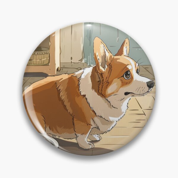 Item preview, Hungry dog Corgi designed and sold by CorgiCuddle.