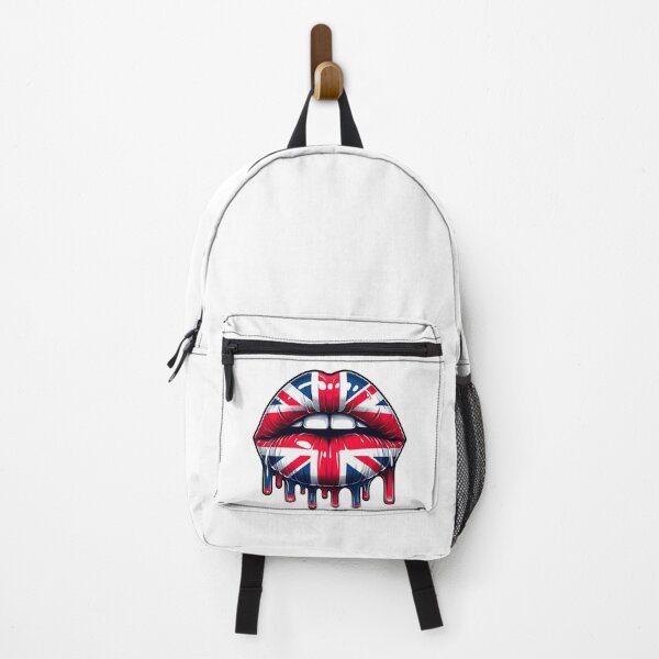 Item preview, Lips drip, UK flag, Union Jack flag lips designed and sold by iclipart.